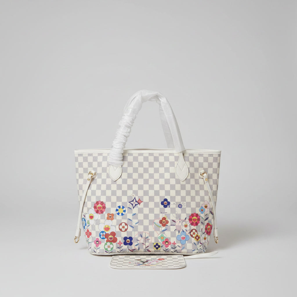 Super Cute Big Designer Inspired Flower Shoulder Bag