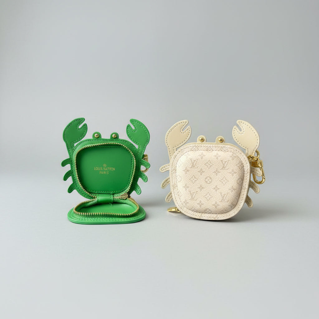 Designer Inspired Crab Bag Charm