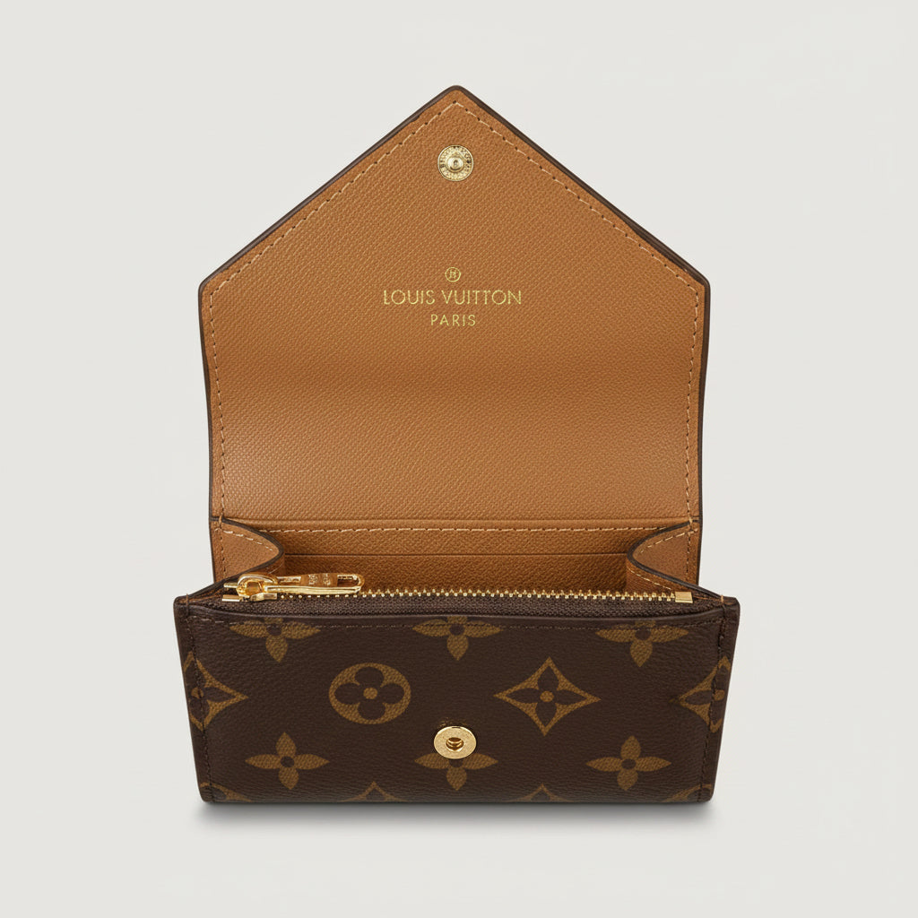 Designer-Inspired Short Fancy Wallet – Compact Luxury Women’s Wallet