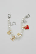 Designer Inspired Pearl Bag Charm Bag Chain