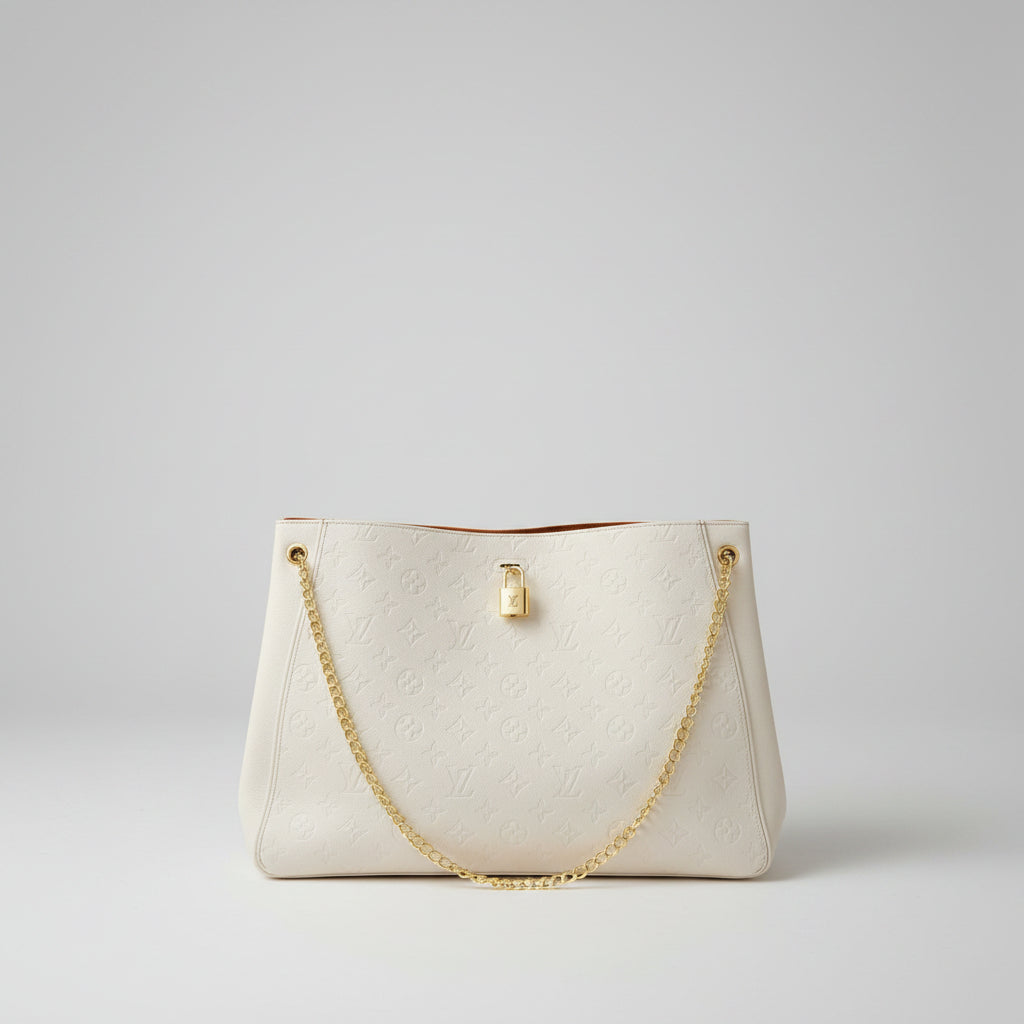 Classy White Business Woman Bag