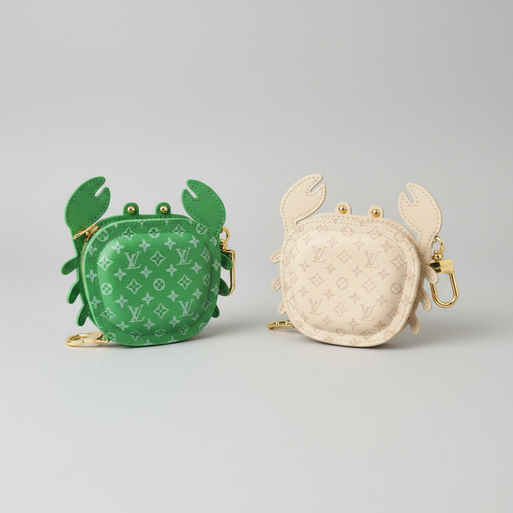 Designer Inspired Crab Bag Charm