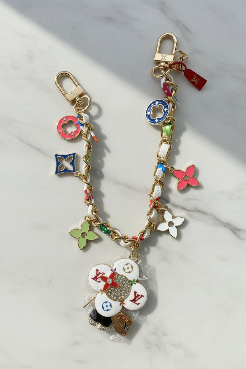 Designer Inspired Bag Charm Bag Chain