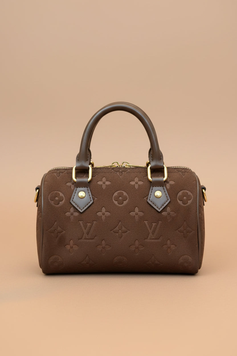 Designer Inspired Suede Luxury Handbag