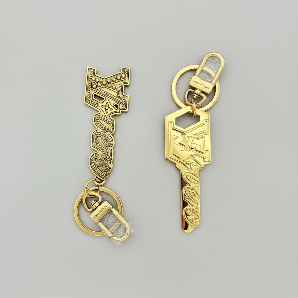 Designer Inspired Bag Charm Key Chain