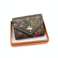 Designer-Inspired Short Fancy Wallet – Compact Luxury Women’s Wallet