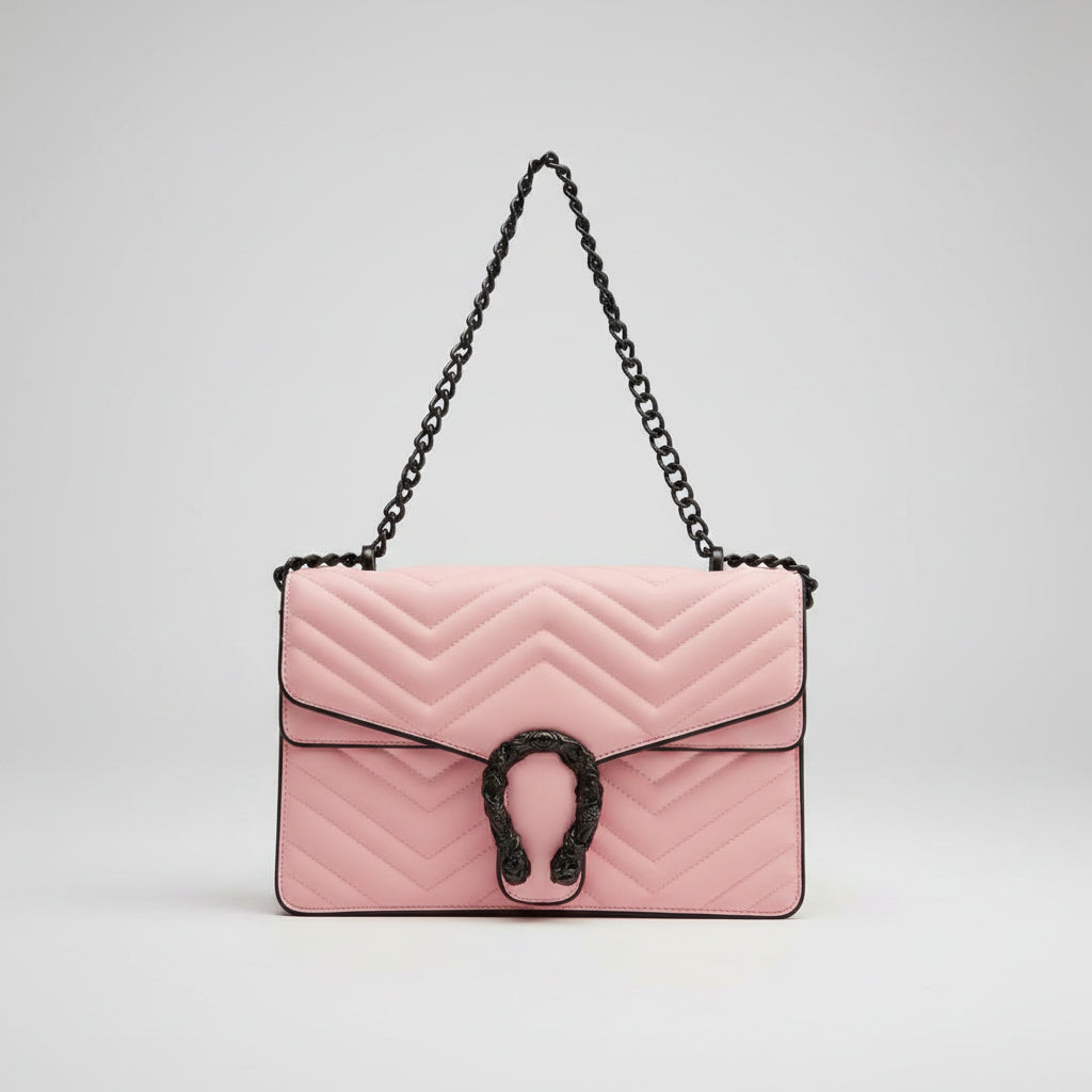 Pretty Pink Crossbody Shoulder Bag