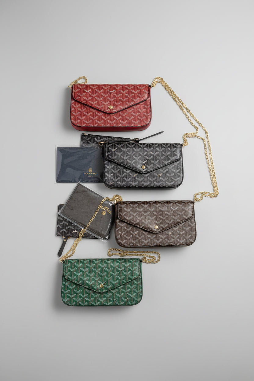 3 piece Designer Inspired Shoulder Crossbody Bags