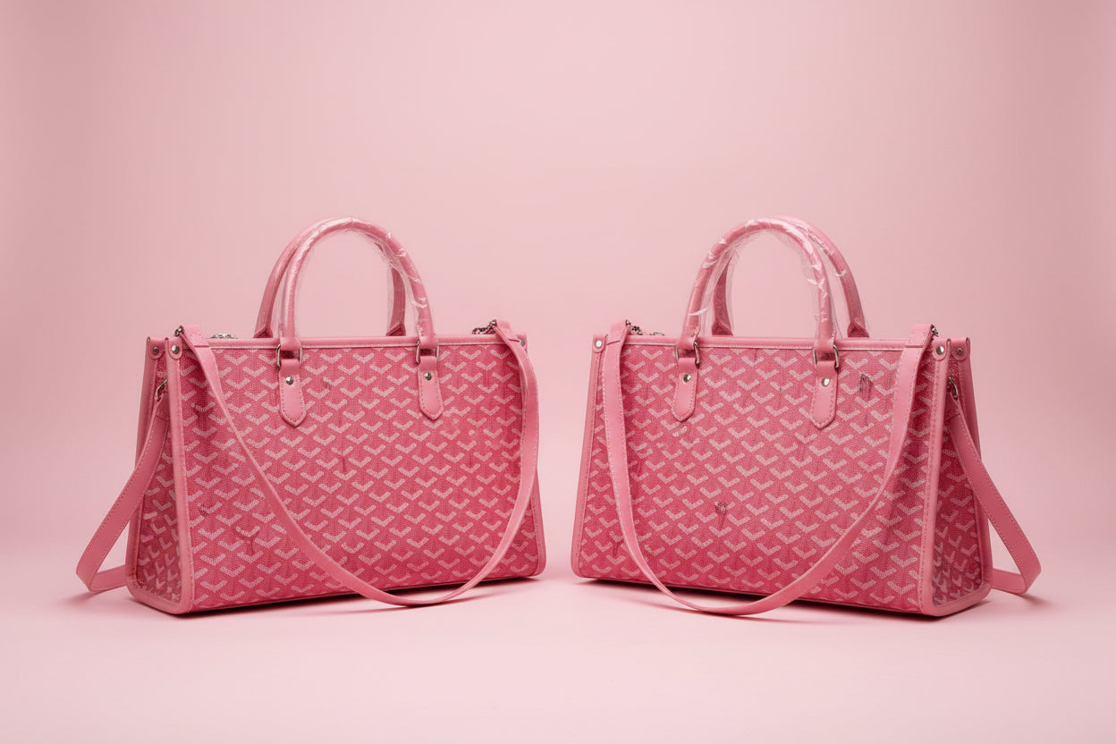 Bubble Gum Pink Designer Inspired Handbag