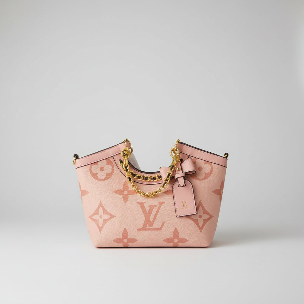 Designer Inspired Peach Purse