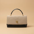 Designer Inspired Velvet CC Handbag - Luxury Shoulder Bag