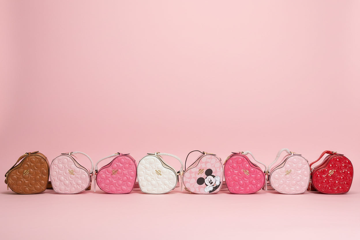 Heart Shaped Designer Inspired Bag