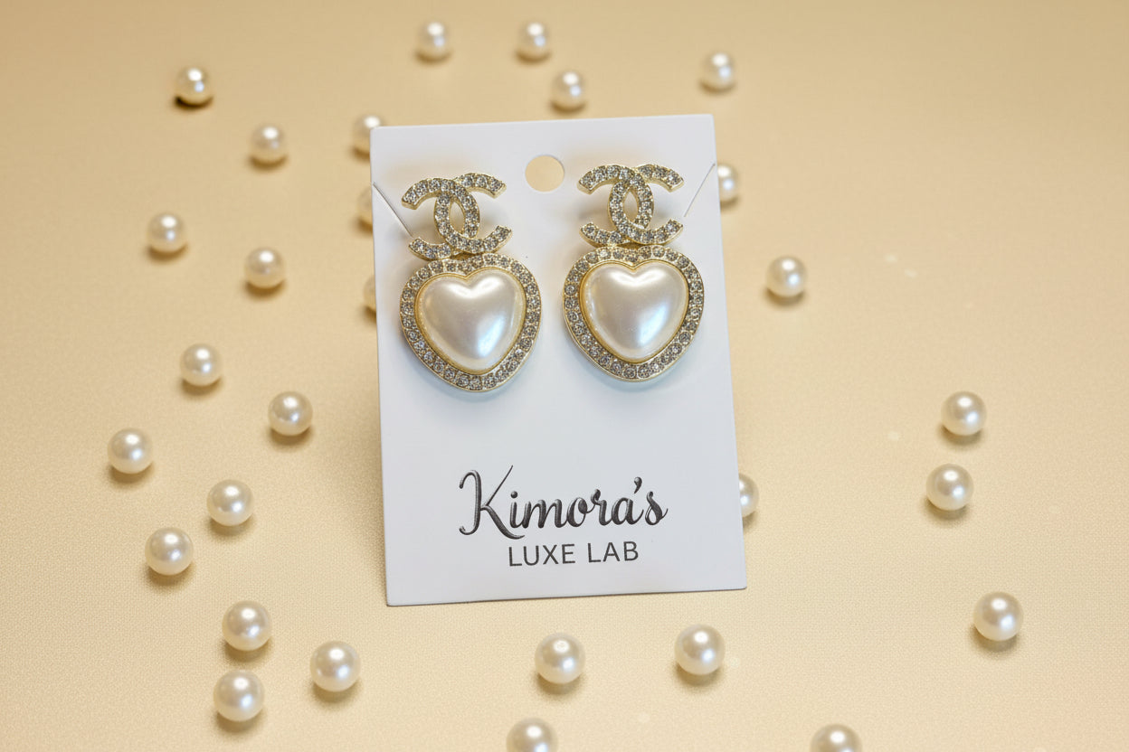 Stud Heart Shaped Earrings