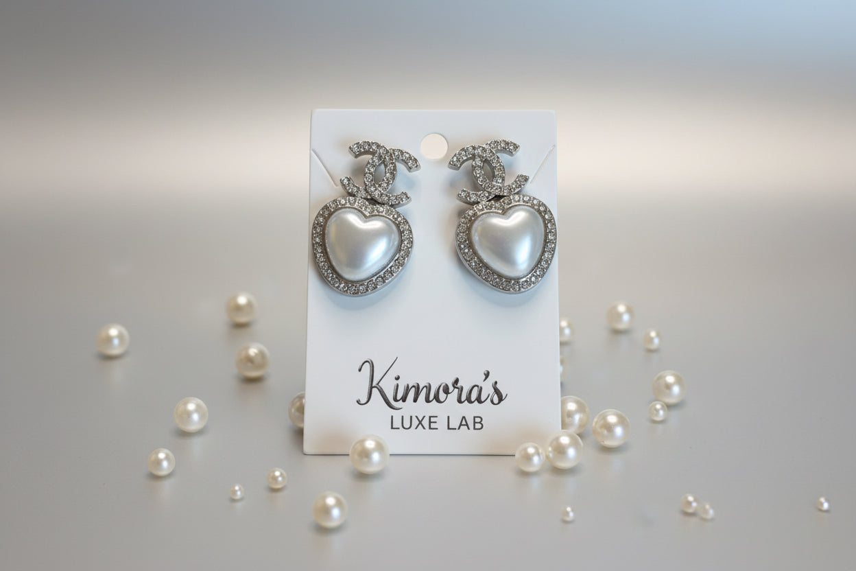 Stud Heart Shaped Earrings
