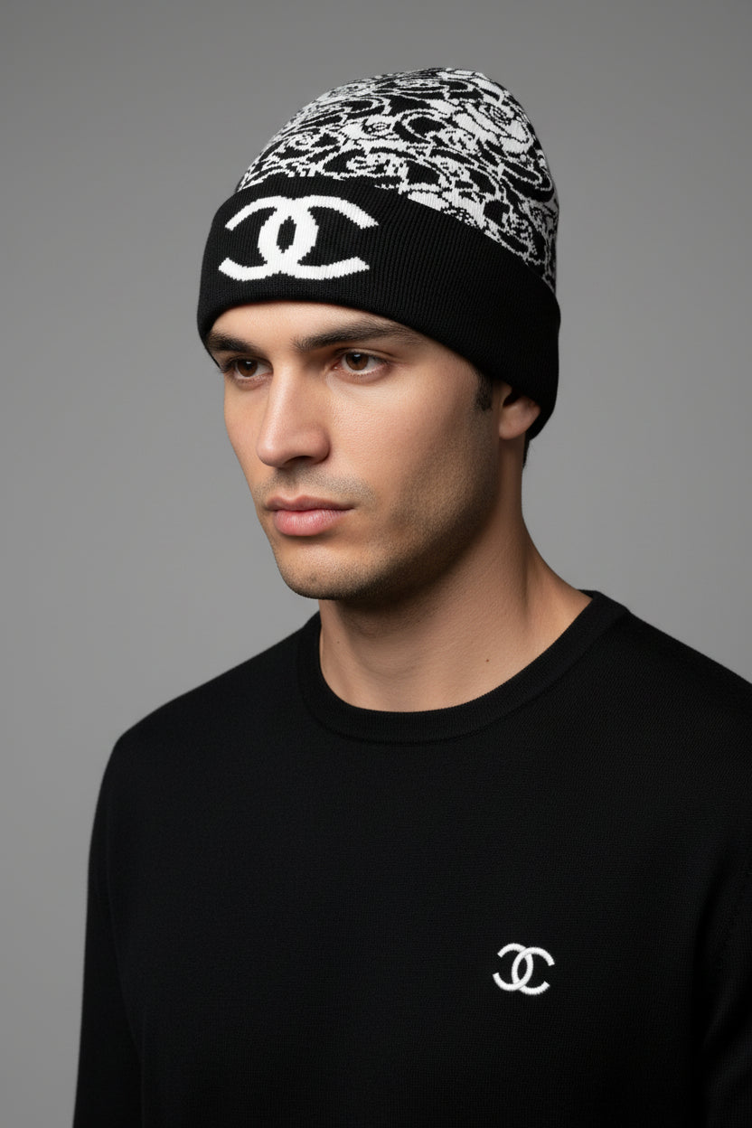 CC Designer Inspired Beanie Winter Hat - Luxury Warmth