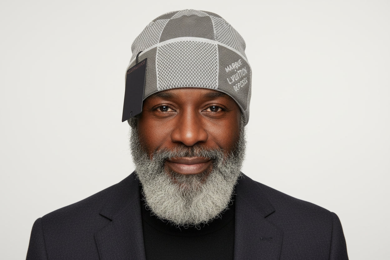 LV Designer Inspired Winter Hat Beanie