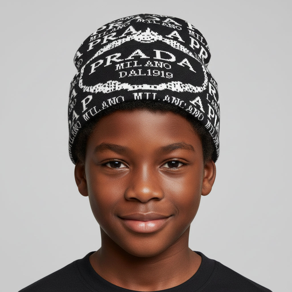 Designer Inspired P Winter Hat Beanie