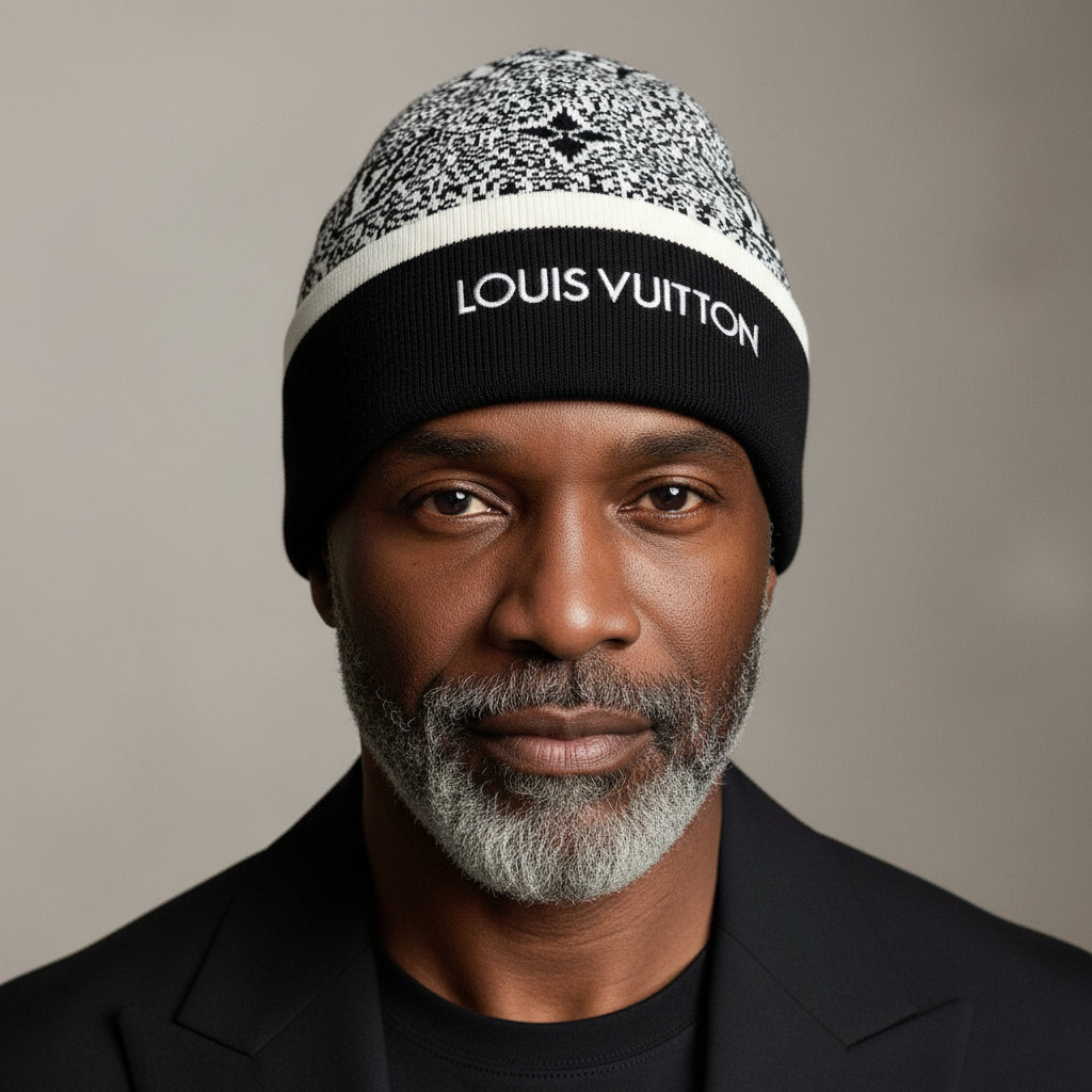 LV Designer Inspired Winter Hat Beanie