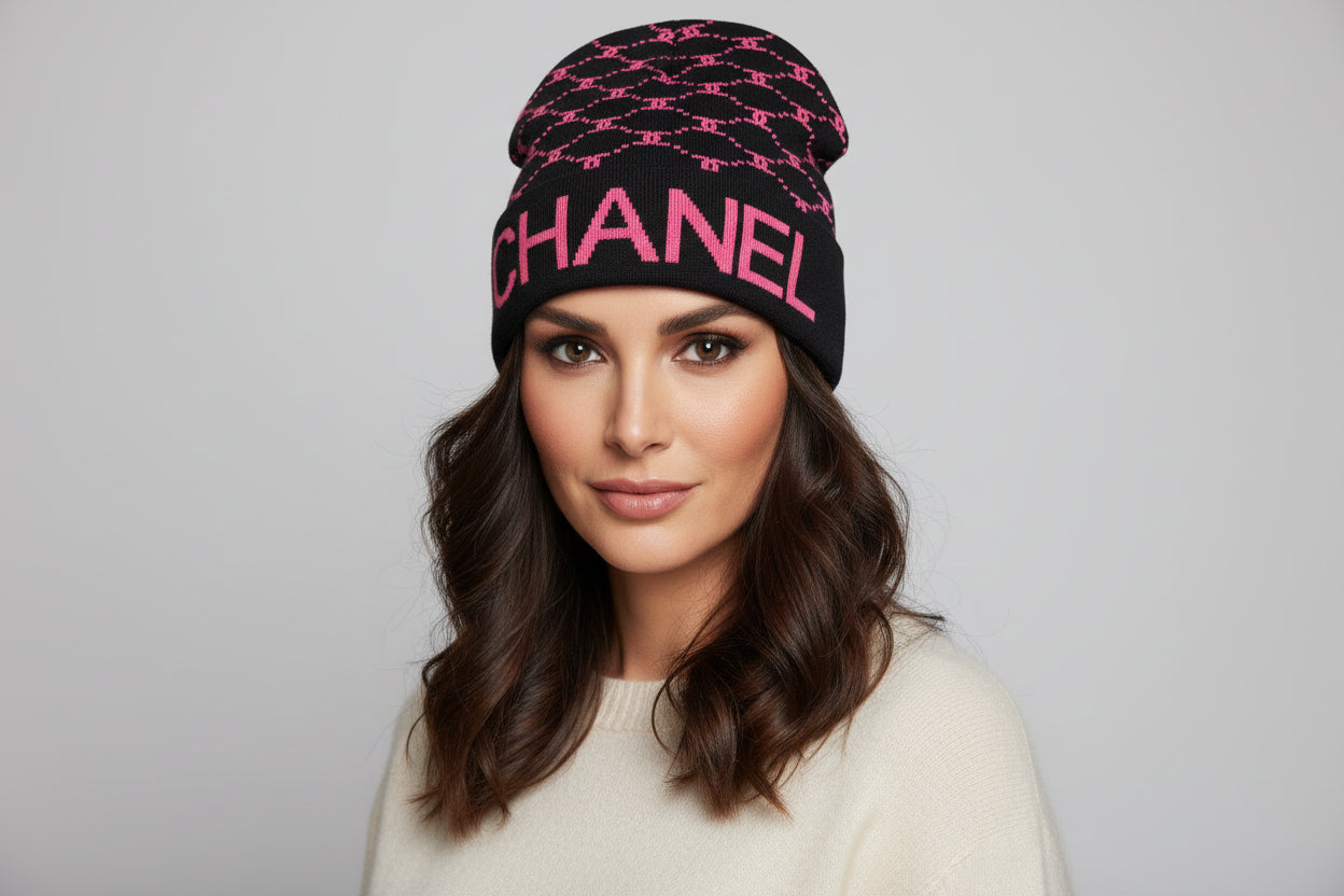 CC Designer Inspired Beanie Winter Hat - Luxury Warmth