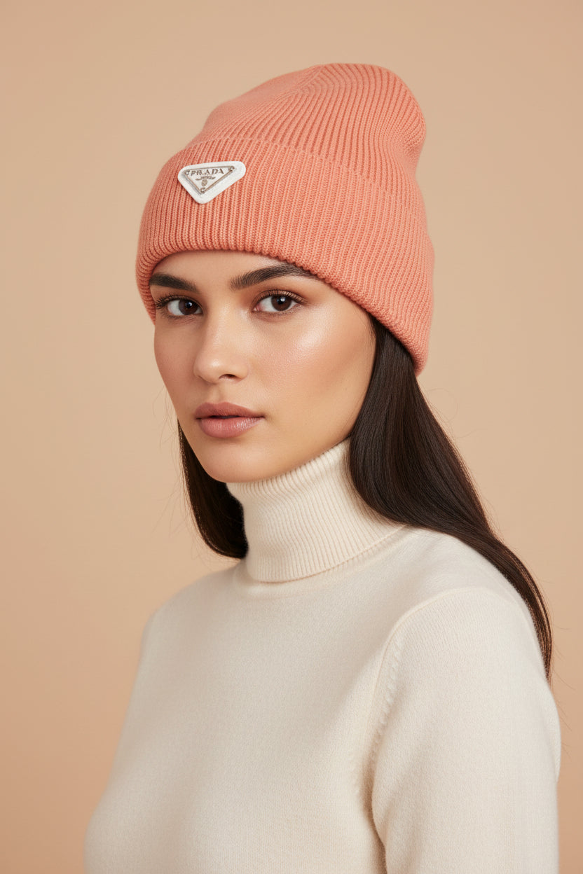 Designer Inspired P Winter Hat Beanie