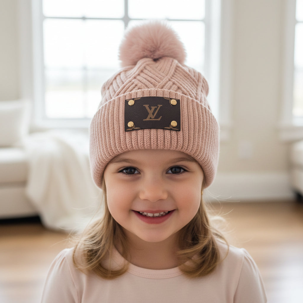 LV Designer Inspired Winter Hat Beanie