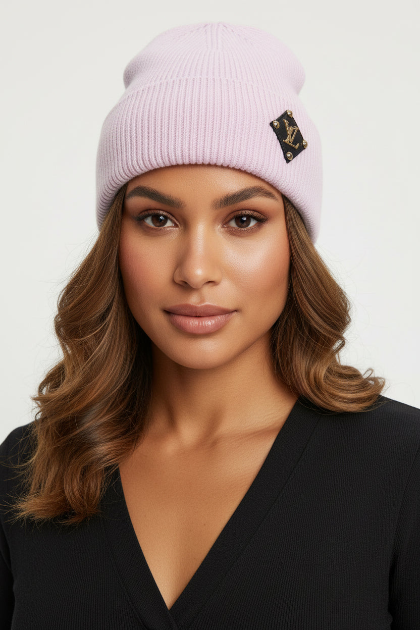 LV Designer Inspired Winter Hat Beanie