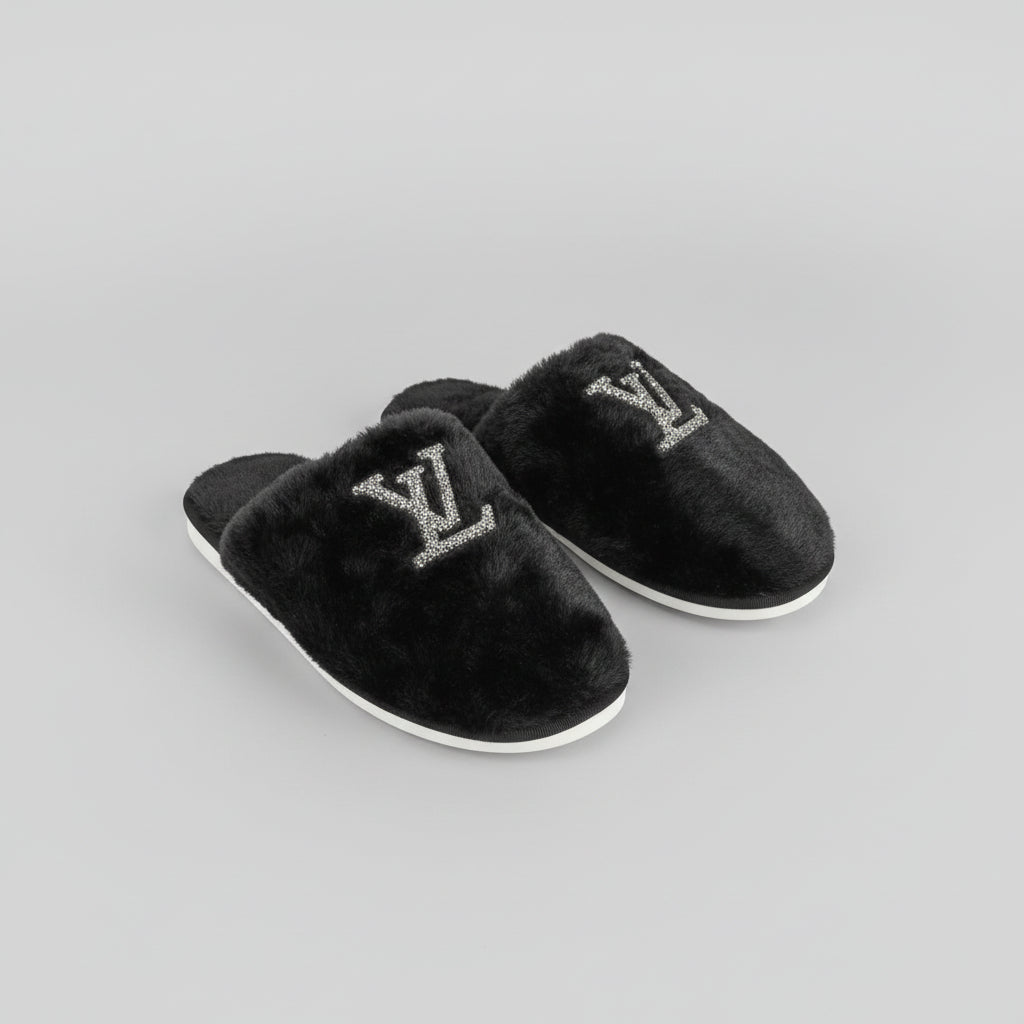 Memory Foam Close Toe House Slippers - Designer Luxury Slippers