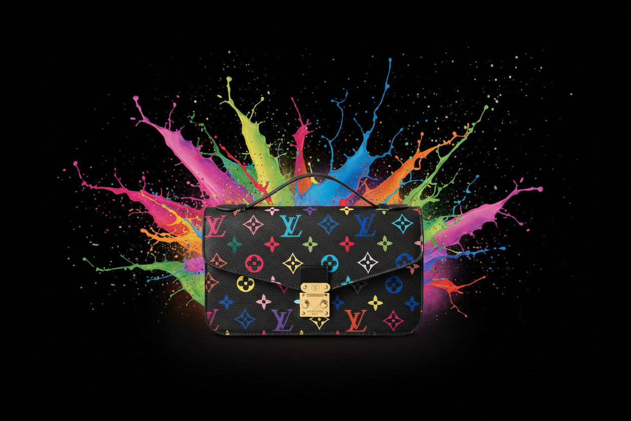 Designer Inspired Pochette Metis Handbag - Iconic Structured Crossbody
