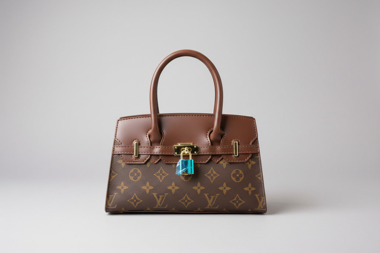 Designer Inspired Handbag - Classic Structured Shoulder Bag