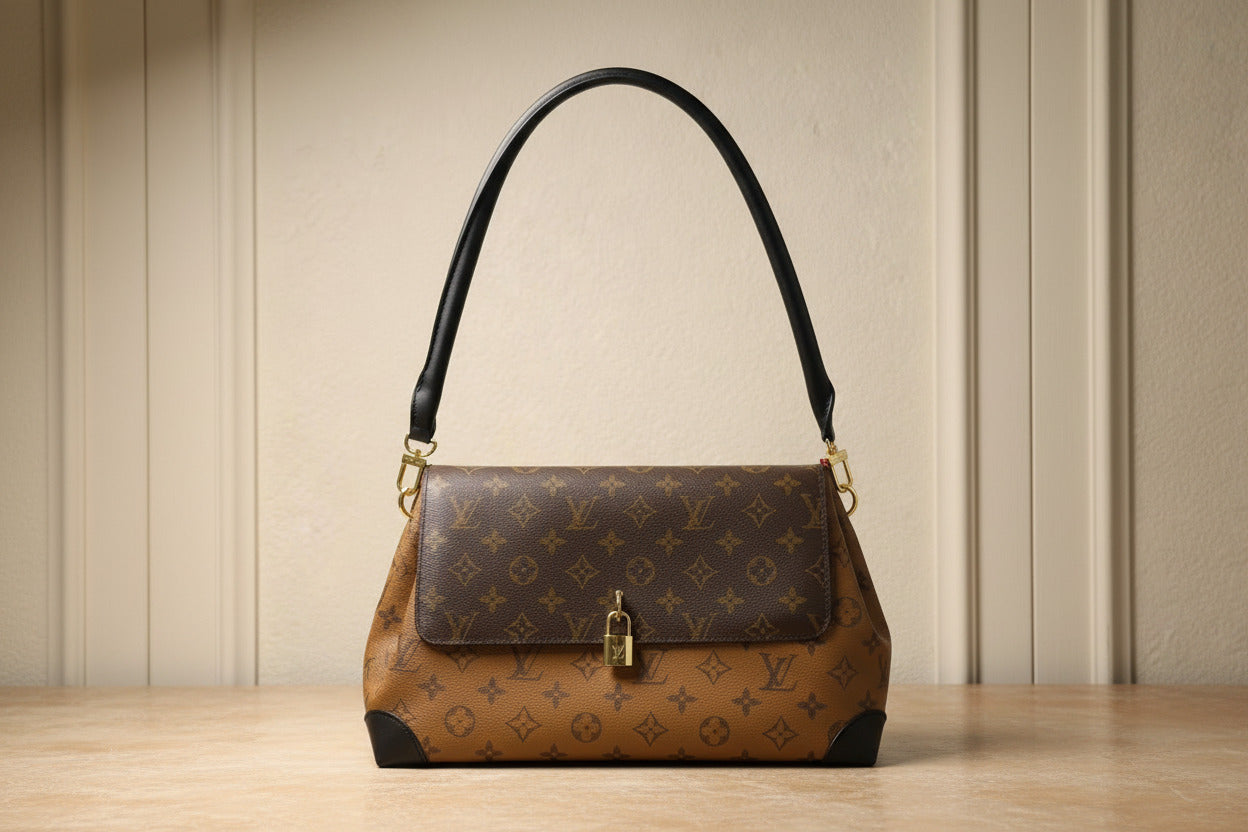 Hide Away Designer Inspired Handbag - Structured Luxury Tote