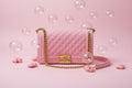 Designer Inspired Shoulder Cross Body Bag - Pink Collection