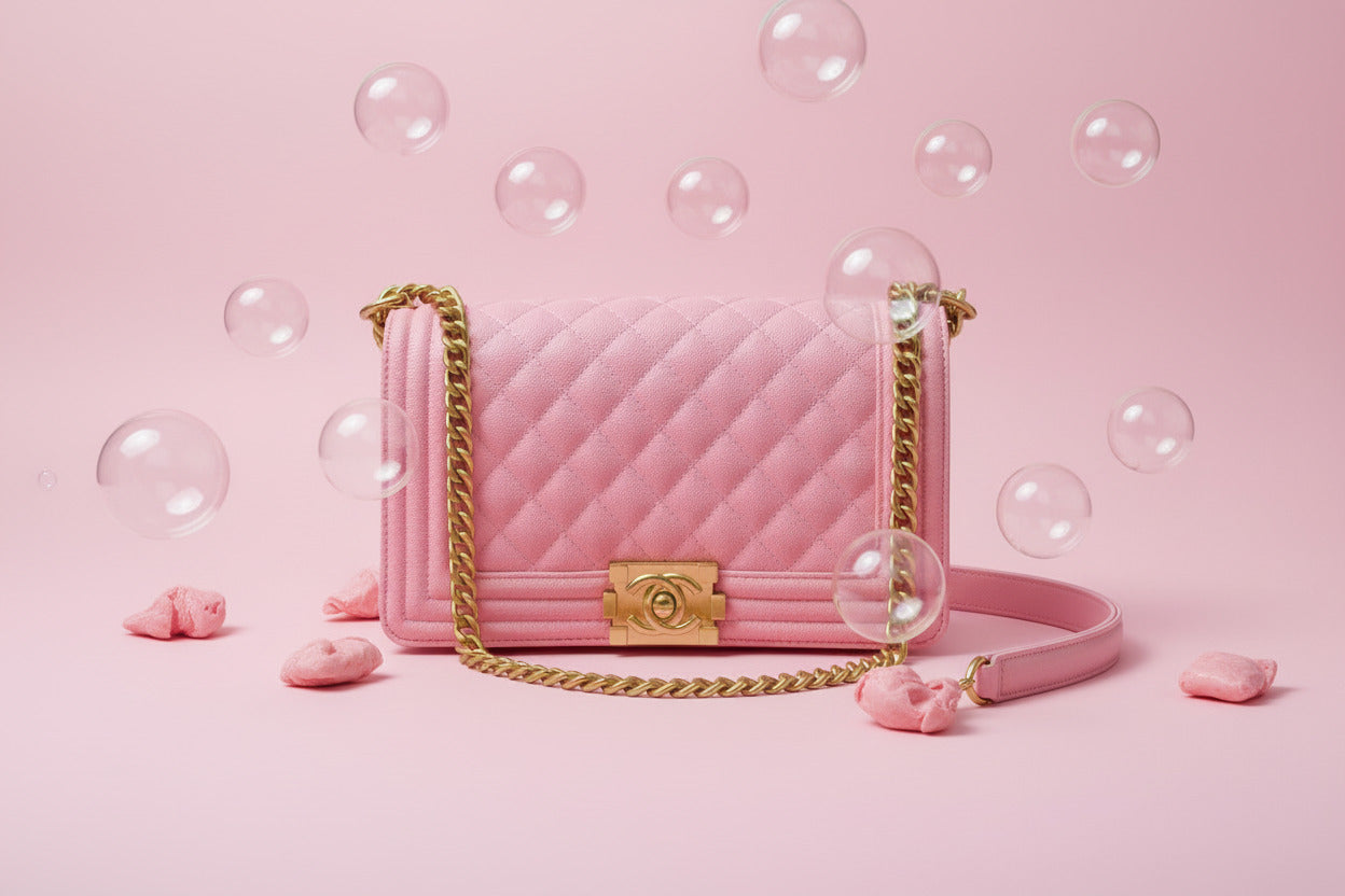 Designer Inspired Shoulder Cross Body Bag - Pink Collection