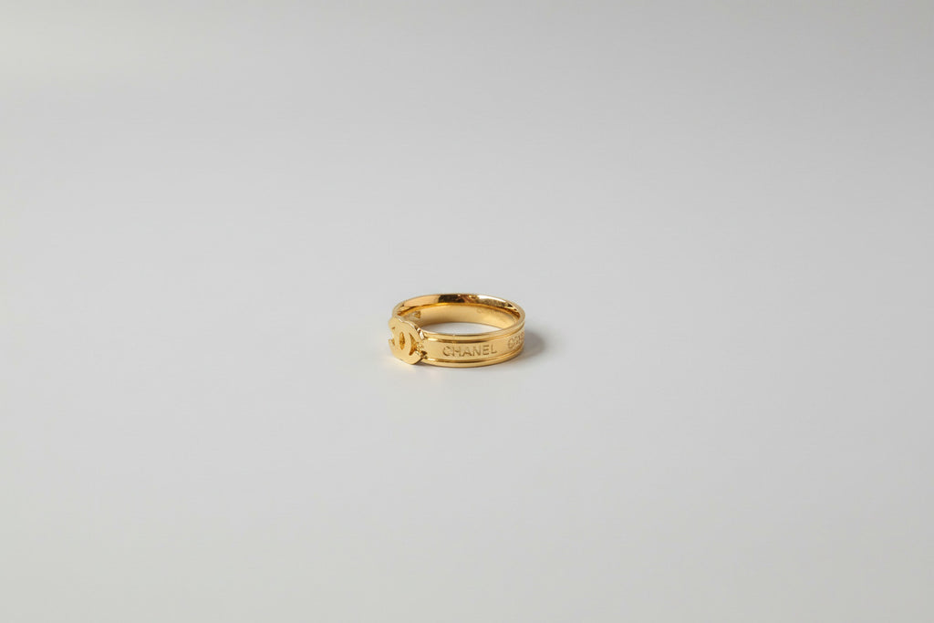 Double C Designer Inspired Ring - Luxury Statement Ring Gold