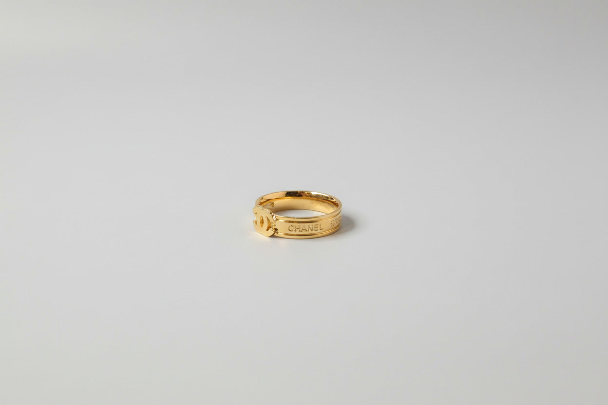 Double C Designer Inspired Ring - Luxury Statement Ring Gold