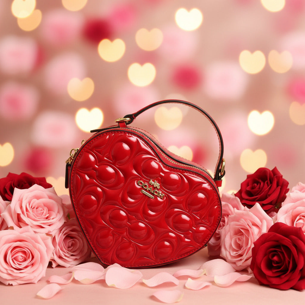 Heart Shaped Designer Inspired Bag