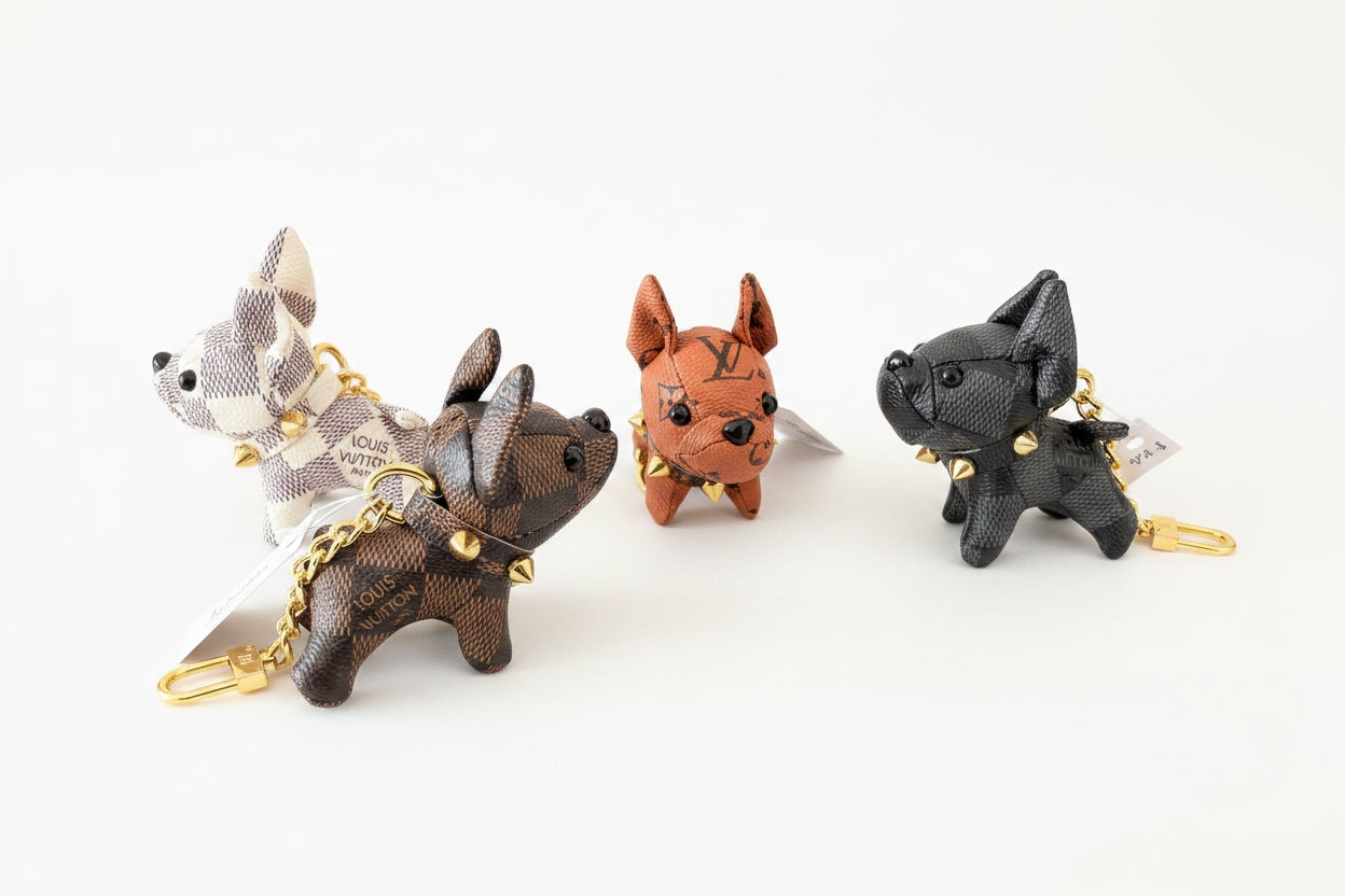 Designer Inspired Puppy Purse Charm