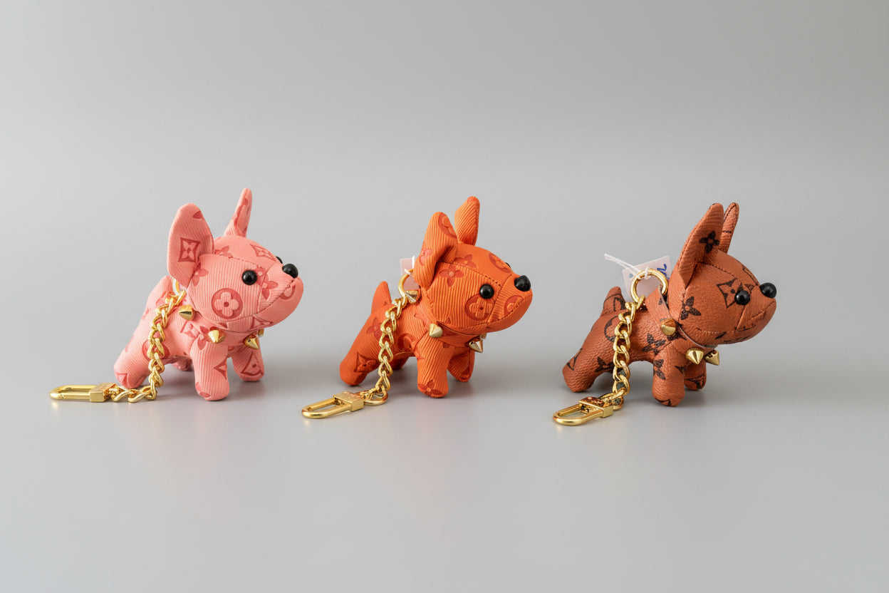 Designer Inspired Puppy Purse Charm