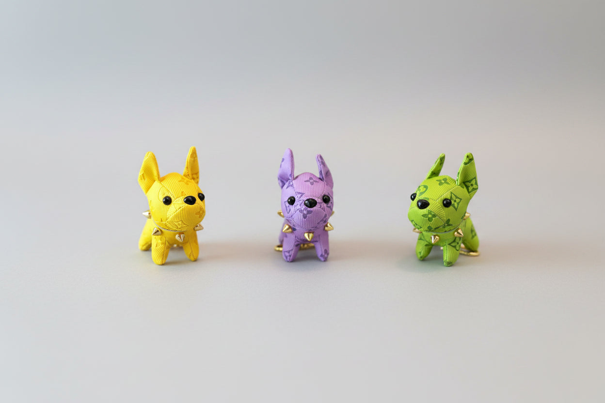 Designer Inspired Puppy Purse Charm