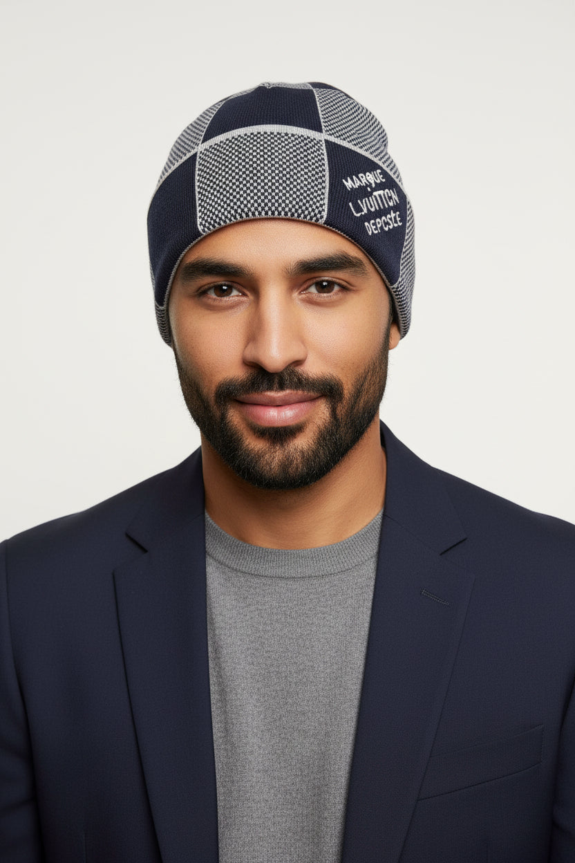 LV Designer Inspired Winter Hat Beanie