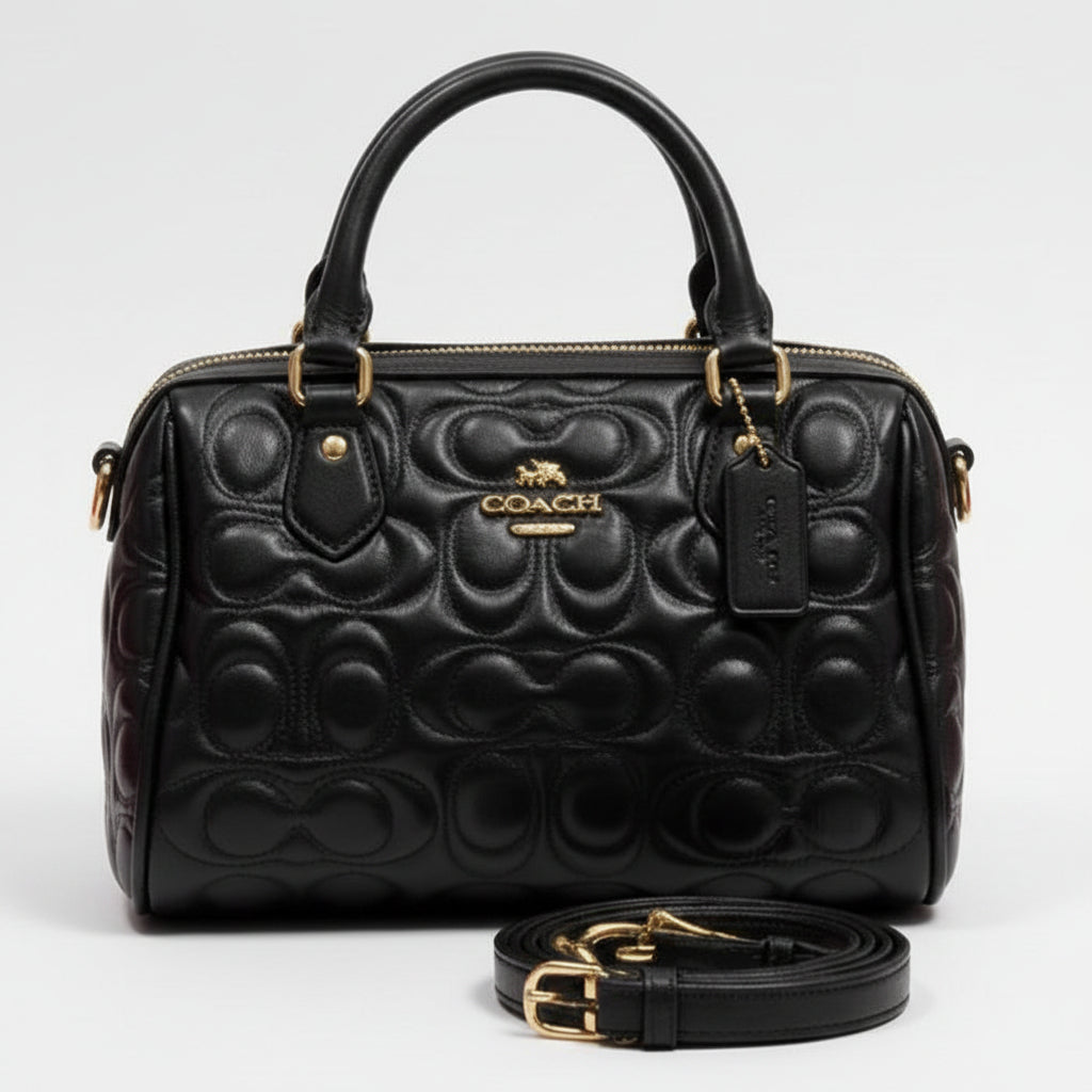 Designer Inspired Pink Shoulder Bag