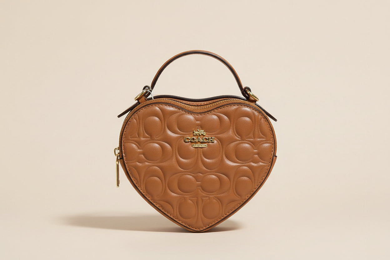 Heart Shaped Designer Inspired Bag