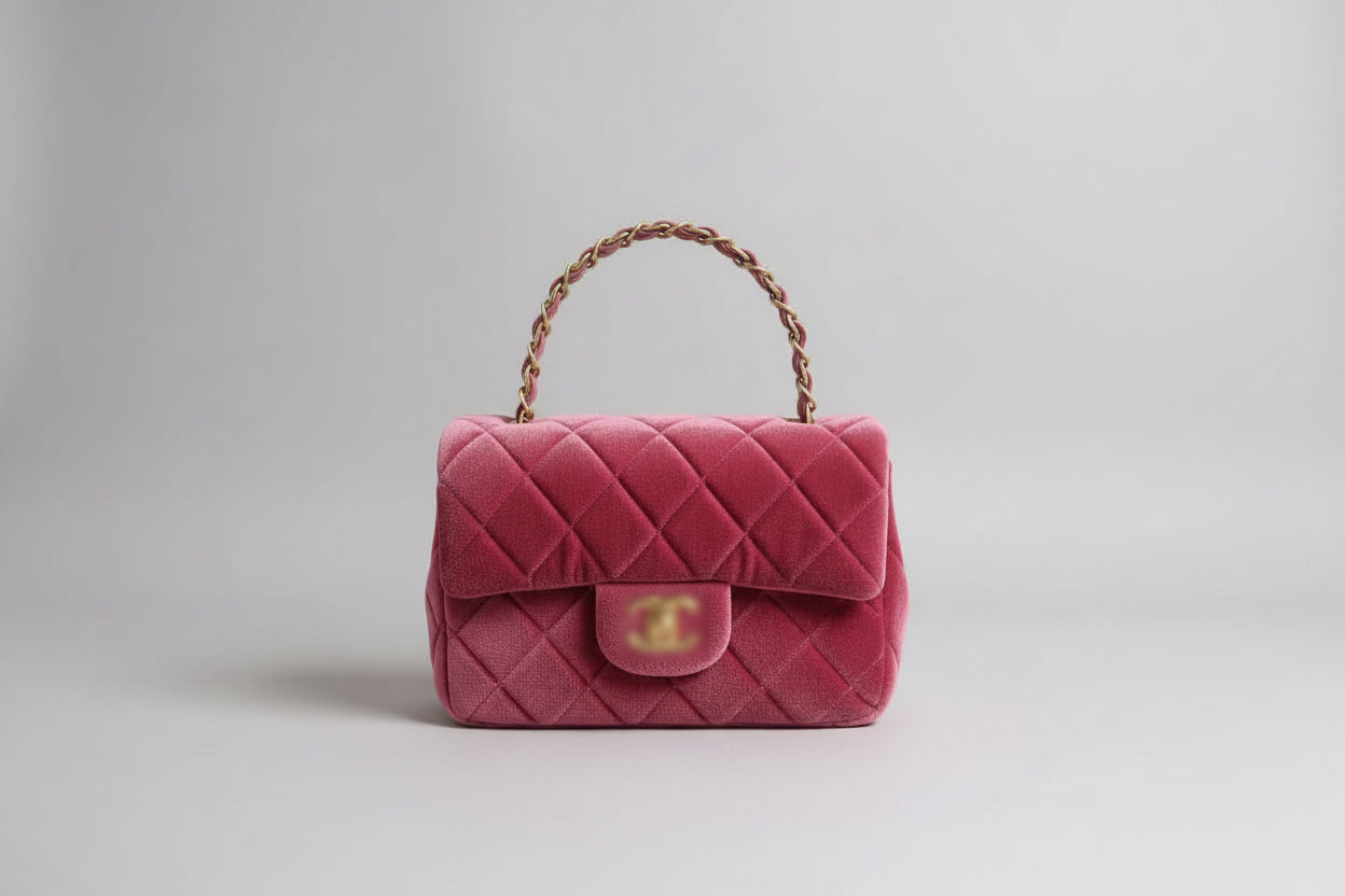 Designer Inspired Velvet Shoulder Bags