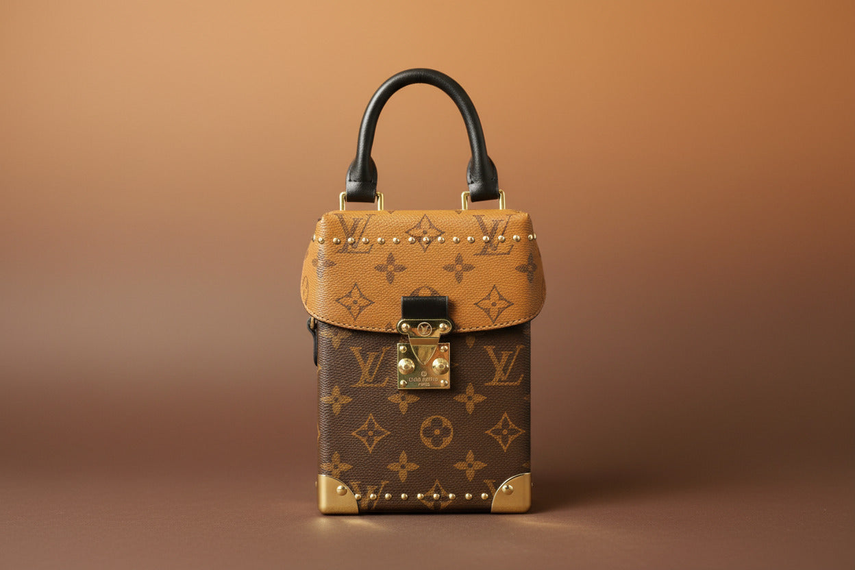 Designer Inspired 2 Toned Hard Camera Bag