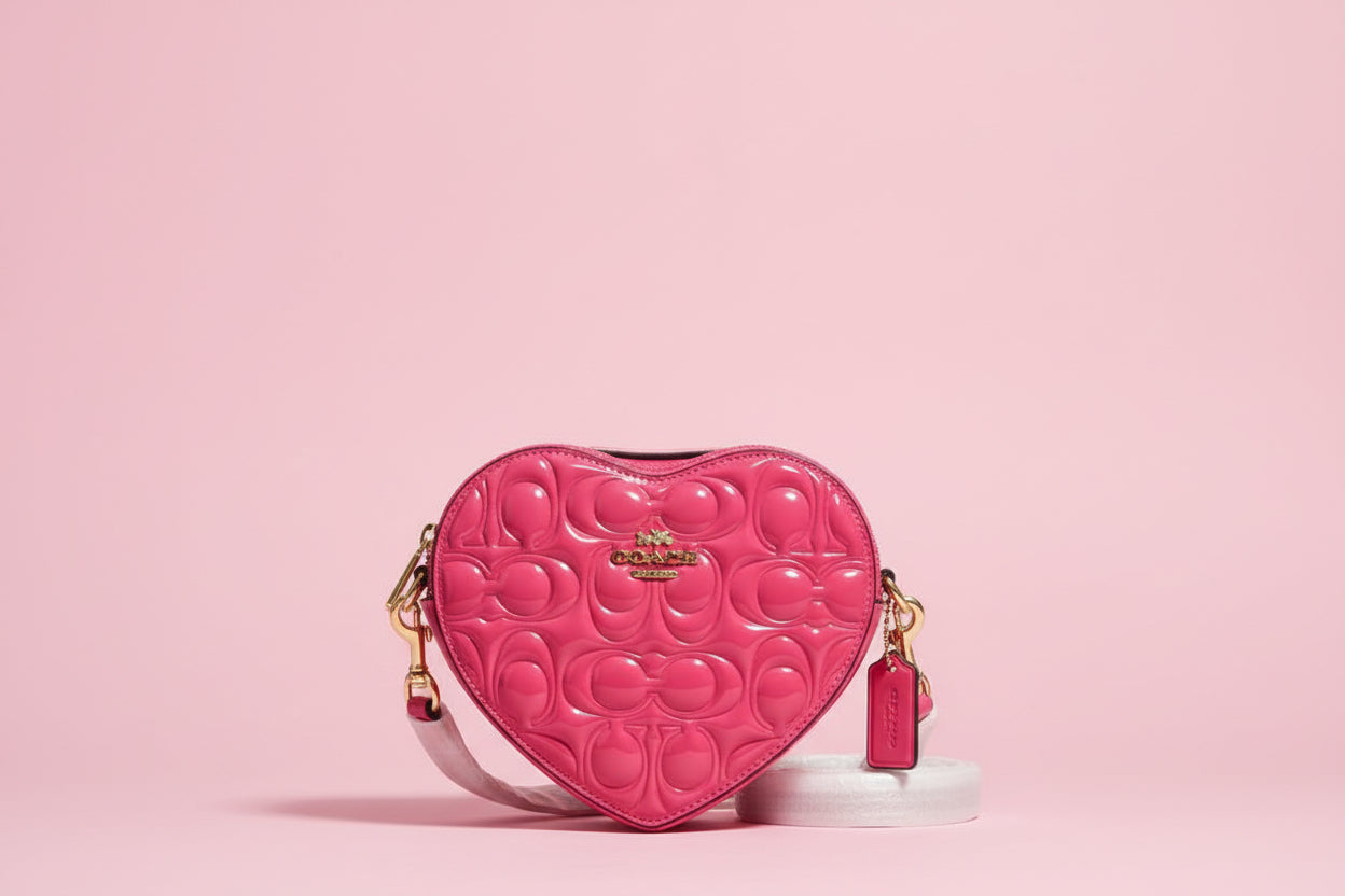Heart Shaped Designer Inspired Bag
