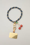 Cherry Denim Bag Charm – Premium Y2K-Inspired Handbag Accessory