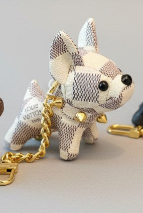Designer Inspired Puppy Purse Charm